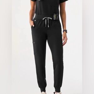 🎉NWT! Figs Zamora Jogger Scrub Pants! Black Medium.
